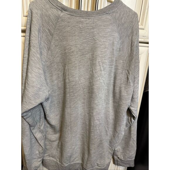 Retrobrand Women's State Finals Graphic Oversized Pullover Sweatshirt Gray Large - Picture 14 of 15